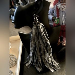 King fringe earrings